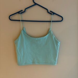 Turquoise/Blue Cami Crop Top
